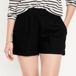 Old Navy Women's High Waist Shorts - Black